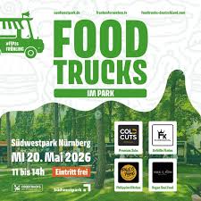 Foodtrucks im Park am 20. Mai 2026