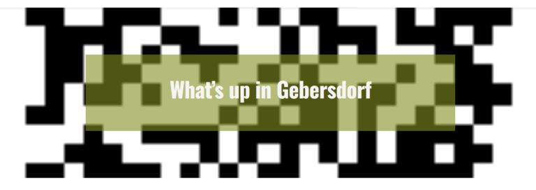 What’s up in Gebersdorf